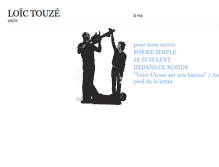 Tablet Screenshot of loictouze.com